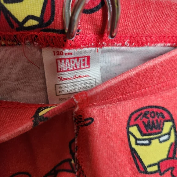 Marvel Iron Man Hanna Andersson Boys Pajama Set Size 6-7 - Picture 4 of 6